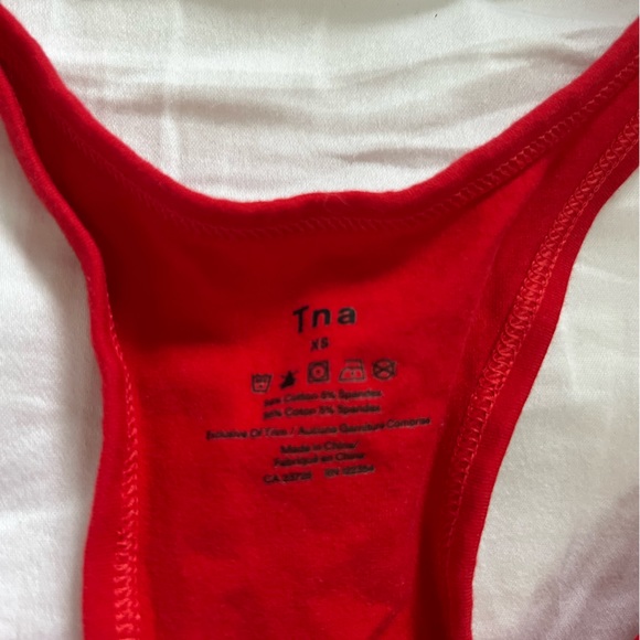 TNA red halter bodysuit - Picture 4 of 6